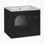 Meuble-lavabo 24 po avec lavabo en céramique-806812844