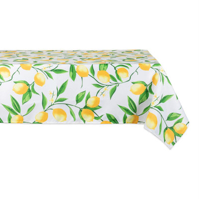 Naama Lemon Bliss Printed Outdoor Tablecloth
