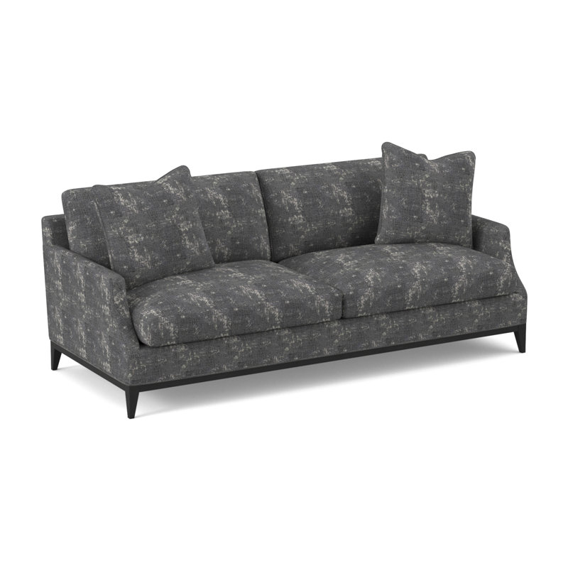 Porter Sofa, Espresso, Filigree Ivory 100% Polyester