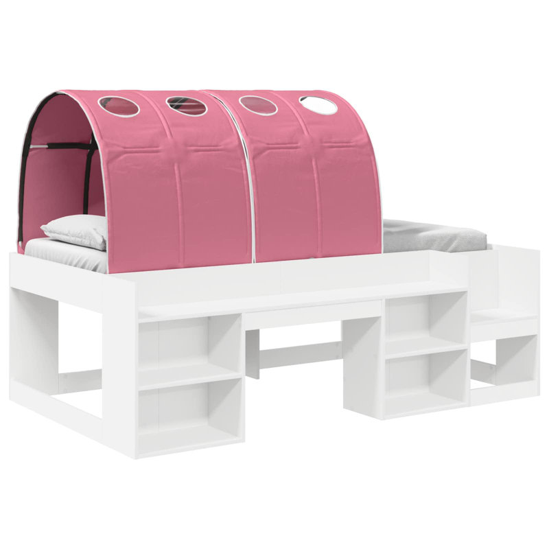 80 X 200cm High Sleepers, White/Pink