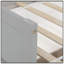 Lit de jour simple en bois de pin avec deux tiroirs de rangement spacieux pour une utilisation polyvalente et peu encombrante-89773453