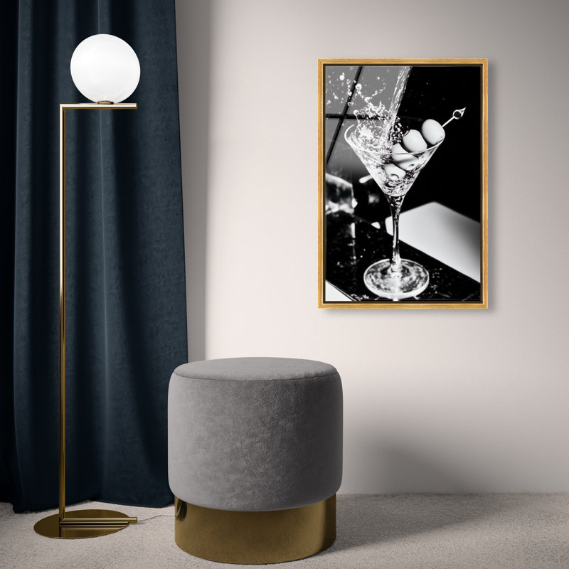 Chill Time III Print by Oliver Gal, 46"H x 31"W, Gold Floater Frame