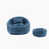 Chenille bleu paon