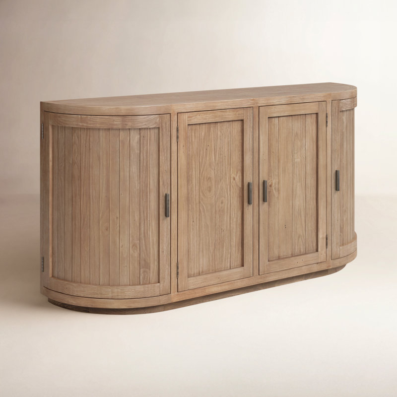 Nicola 71'' W Solid Wood Sideboard, Brown