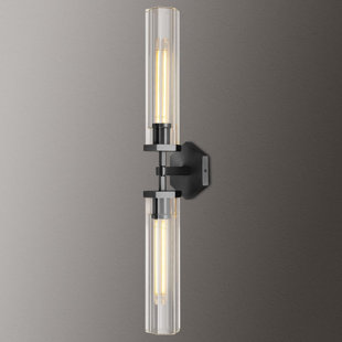 2-Light Dimmable Wall Mounted Sconce(Bulbs Included)