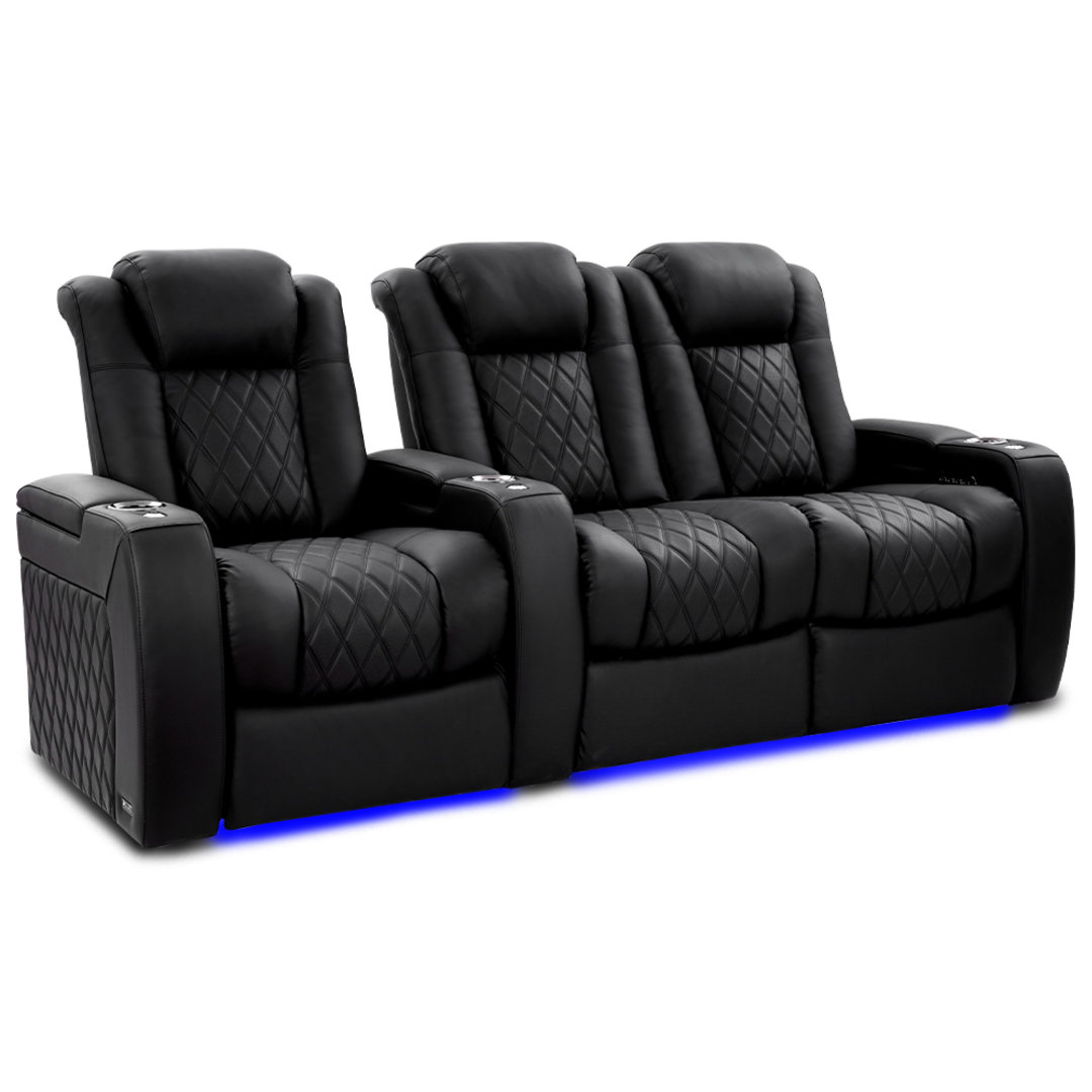 Upholstered Home Theater Seating with Cup Holder Valencia Theater Seating