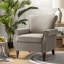 Zellig Traditional Wooden Upholstered Accent Chair-517665679