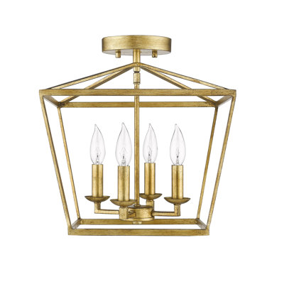 Luminaire suspendu géométrique 4 lumières Joyce