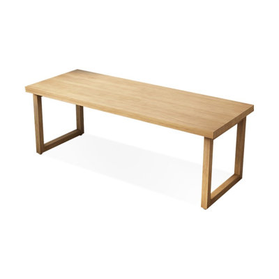 Wood color Rectangle Solid Wood Desks