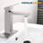 Single-Hole Bathroom Faucet with Drain Assembly-92363205