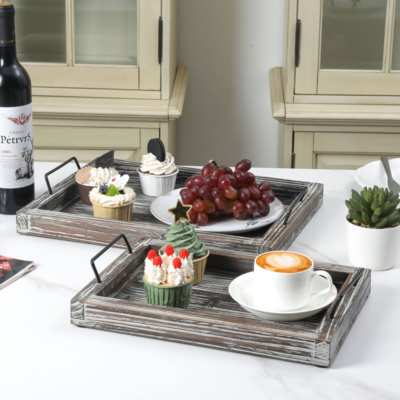 Millwood Pines Fairland Wood Tray