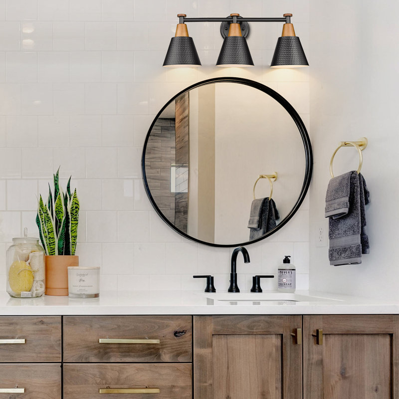Hitterdal 3 - Light Dimmable Vanity Light, Black