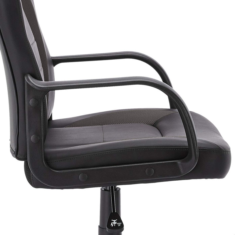 Ergonomic Gaming Tilt Rock Chair, Black