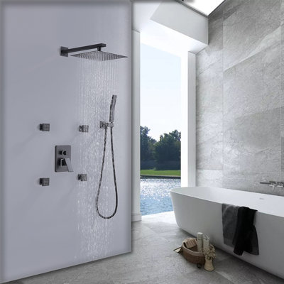 Système de douche complet avec valve brute