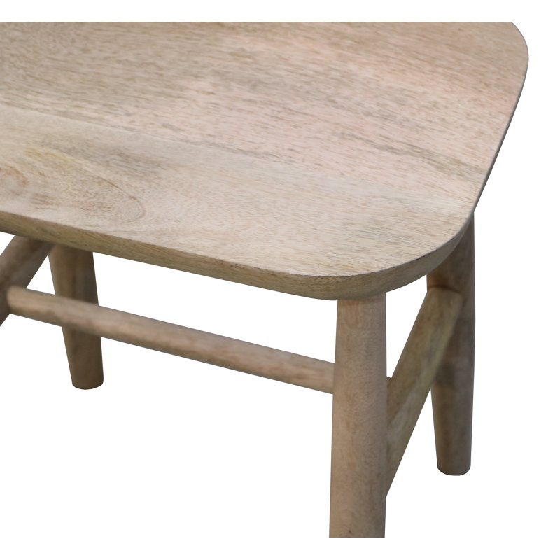 Needham Solid Wood Accent Stool