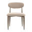 Chaise de salle à manger rembourrée moderne avec dossier incurvé et pieds en métal (ensemble de 2)-1673011266-1673011268-1673011271