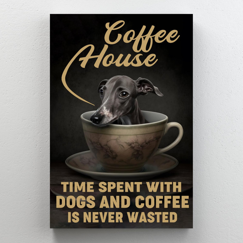 Café sur toile, impression, H 14 po x l 11 po x P 1,25 po