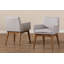 Chaise avec accoudoirs rembourrée Klimek-142075655