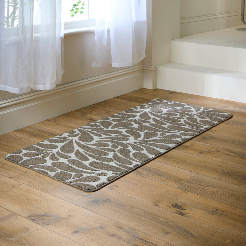 My Mat Sculptured Patterned Raindrop Runne, Runner 67 x 150cm