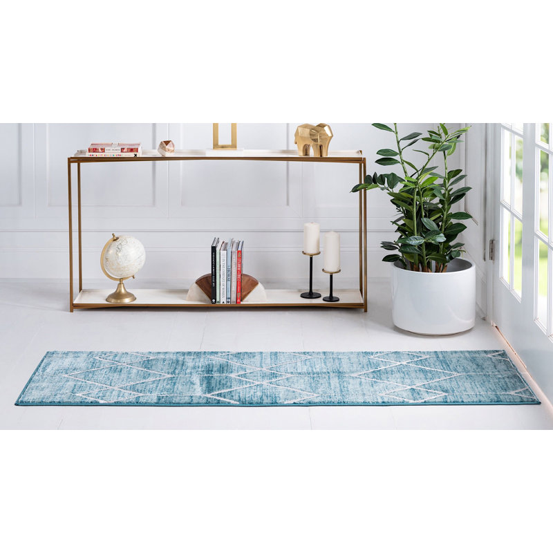 Tapis contemporain Clidy, Tapis de couloir 2 pi x 6 pi