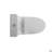 1.1/1.6 GPF Elongated Comfort Height Floor Mounted One-Piece Toilet, CUPC Certified, Watersense Cetified, Ceramic, White Color, Soft Close Seat