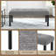 Banc de salle à manger capitonné Modern-741279472