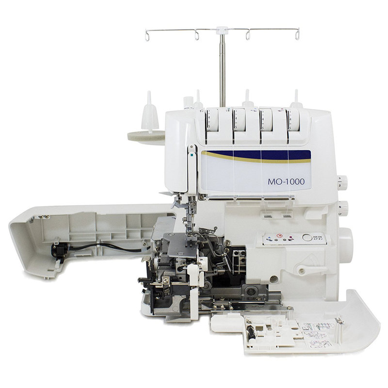 Juki MO-1000 2-Needle 4 Thread Push Button Jet Air Looper Threader Serger
