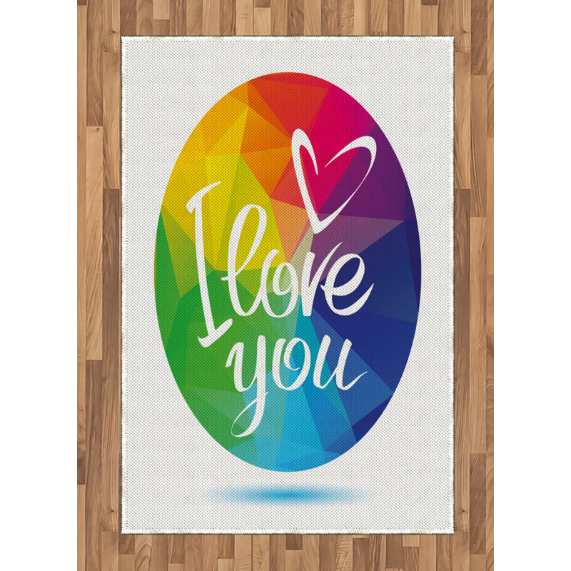 Tapis décoratif Pride, Rectangle— 4 pi x 5 pi 8 po