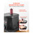 Oscillating Spindle Sander, 2000 RPM Benchtop Tool with 6 Sleeves (1/2"–3") and Dust Port for Woodworking