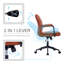 Chaise de bureau en similicuir Edelfriede-1170249445