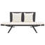 Banc de jardin en acier Eltje-324616180