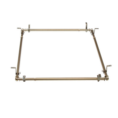 Godley Stainless Steel Adjustable Single Curtain Rod
