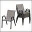 Ensemble de 2 chaises de salle à manger d'extérieur empilables pour une utilisation toutes saisons et une utilisation efficace de l'espace-1478578641-1478578640