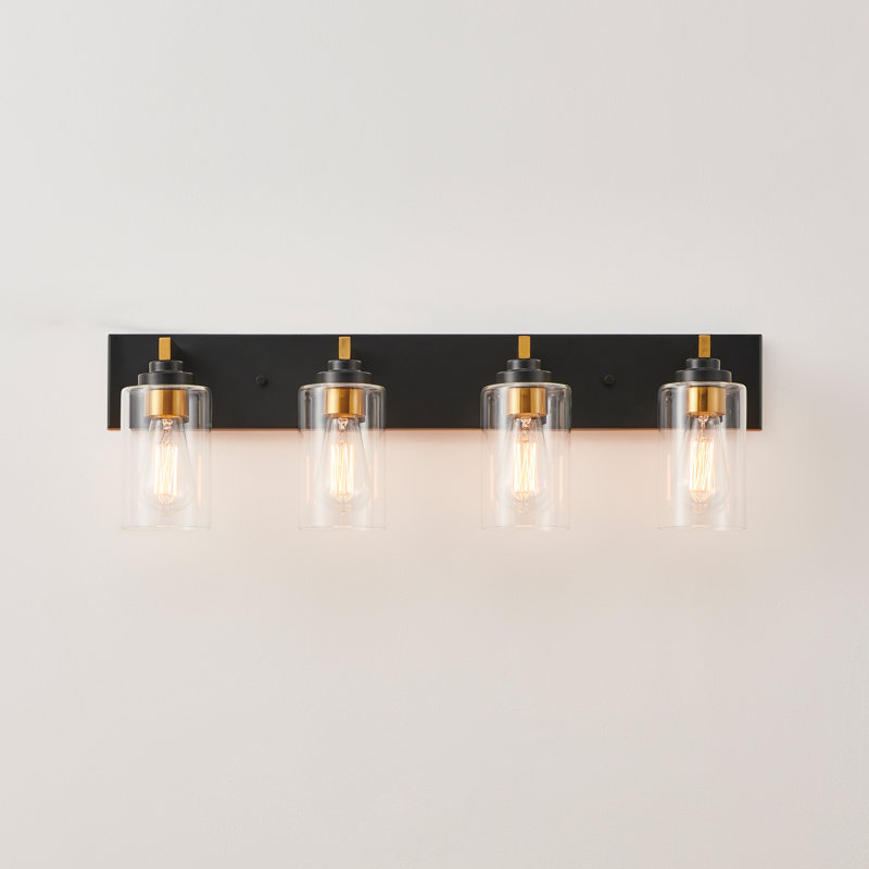 Imko Vanity Light, 4 lights, Black/Gold