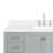 Cambridge 54.25'' Single Bathroom Vanity with Carrara Quartz Top-75152856-101139916