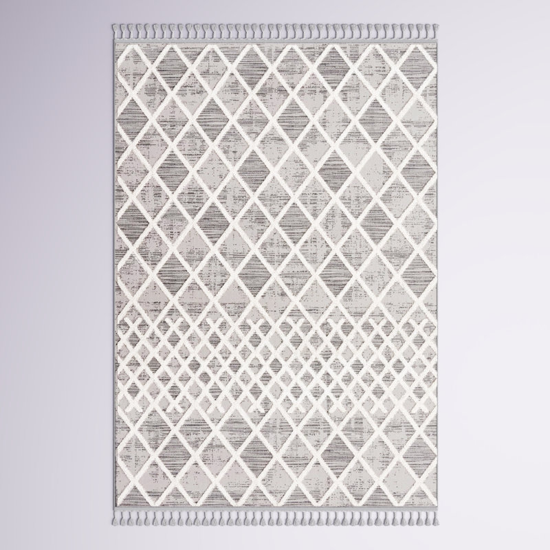 Groton gris / Gray Damion, Rectangle 9'10" x 14'