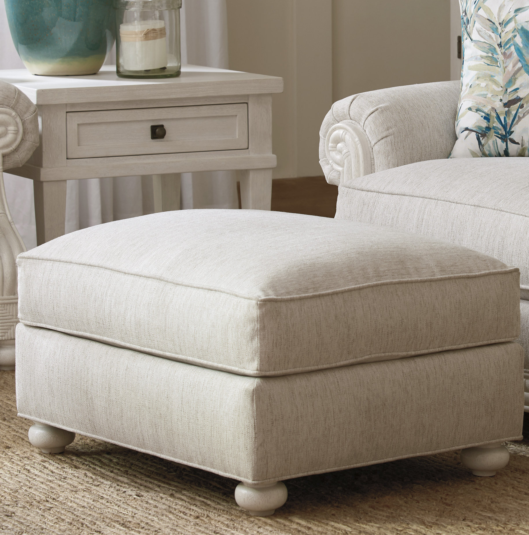Tommy Bahama Home Ocean Breeze Coral Gables Ottoman Wayfair