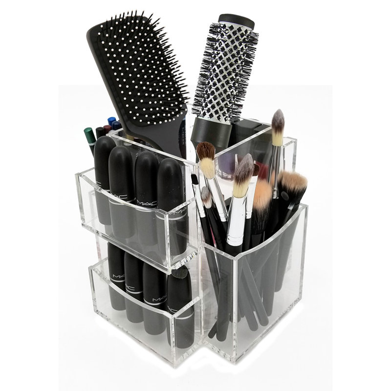 Plateau de rangement en maquillage/cosmétiques rotatif Moultrie