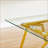 Rectangular Glass Dining Table-1245946822