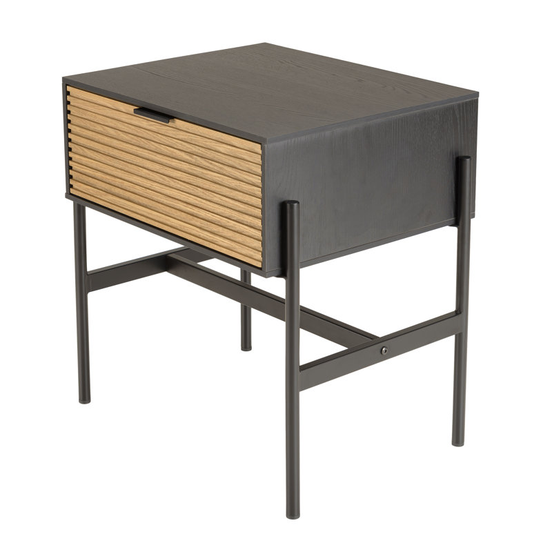 Aliegha 51cm W Laminate Bedside Table