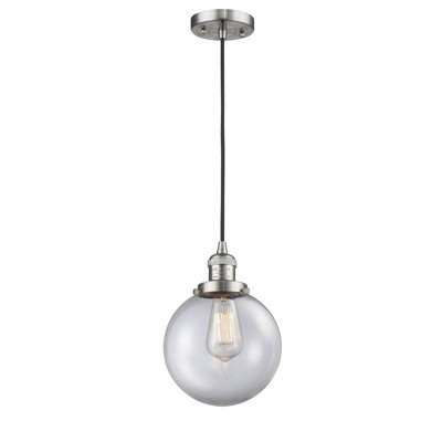 Luminaire suspendu sphère 1 lumière Clementina