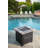 Cayden by Endless Summer, 30" Square LP Gas Fire Table with Faux Wood Mantel