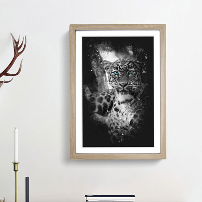 Bright Eyed Leopard - Framed Print