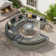 Dartmore 8 - Person Fully Assembled Curved Patio Conversation Set With Cushions