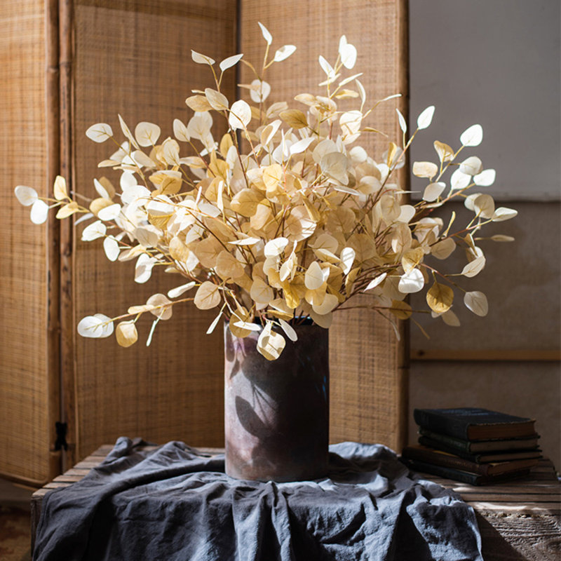 Handmade Glass Table Vase, 12" H x 7.8" W x 7.8" D