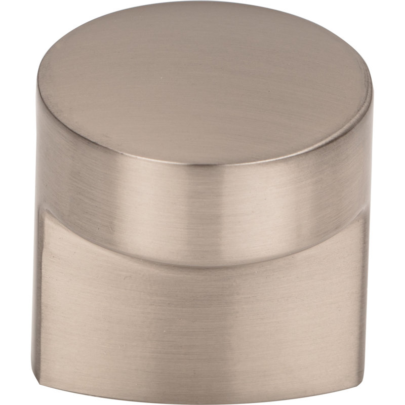Hartridge 1 1/8" Length Cylindrical Knob, Brushed Satin Nickel