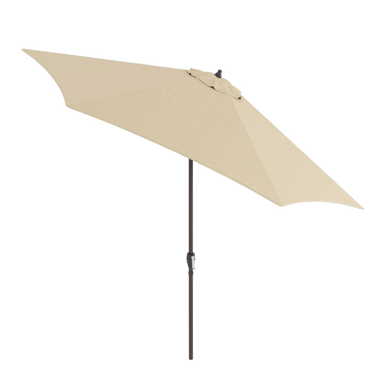 McDougal 132'' Tilt Market Umbrella, Antique Beige - Polyester