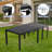 Louvada Rectangular Extendable Outdoor Dining Table , 78.74 " W 37 " D