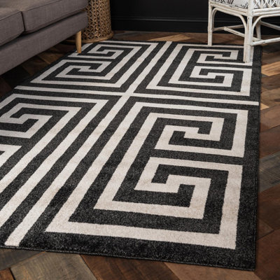 Barreto Performance Black/Beige Rug