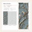 Papier peint floral branches d'oiseaux